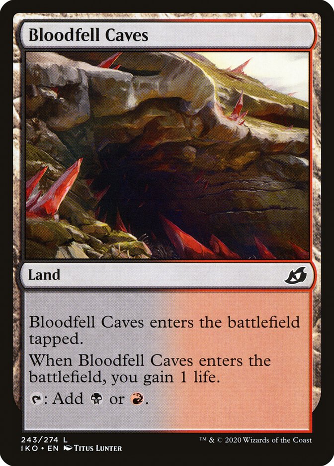 Bloodfell Caves [Ikoria: Lair of Behemoths] Foil