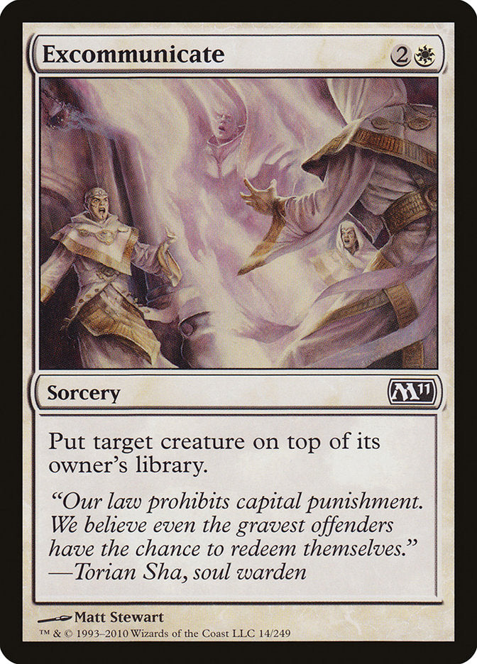 Excommunicate [Magic 2011] Foil