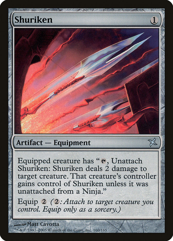 Shuriken [Betrayers of Kamigawa] Foil