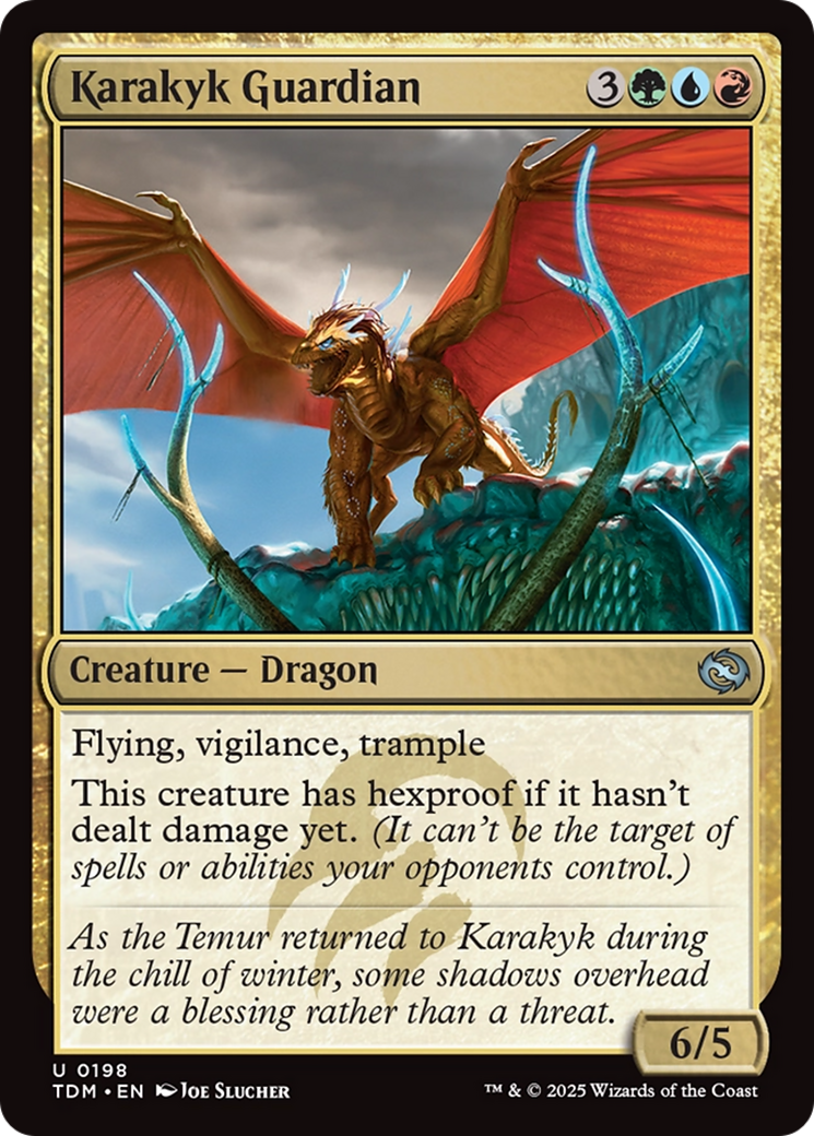 Karakyk Guardian [Tarkir: Dragonstorm] Foil