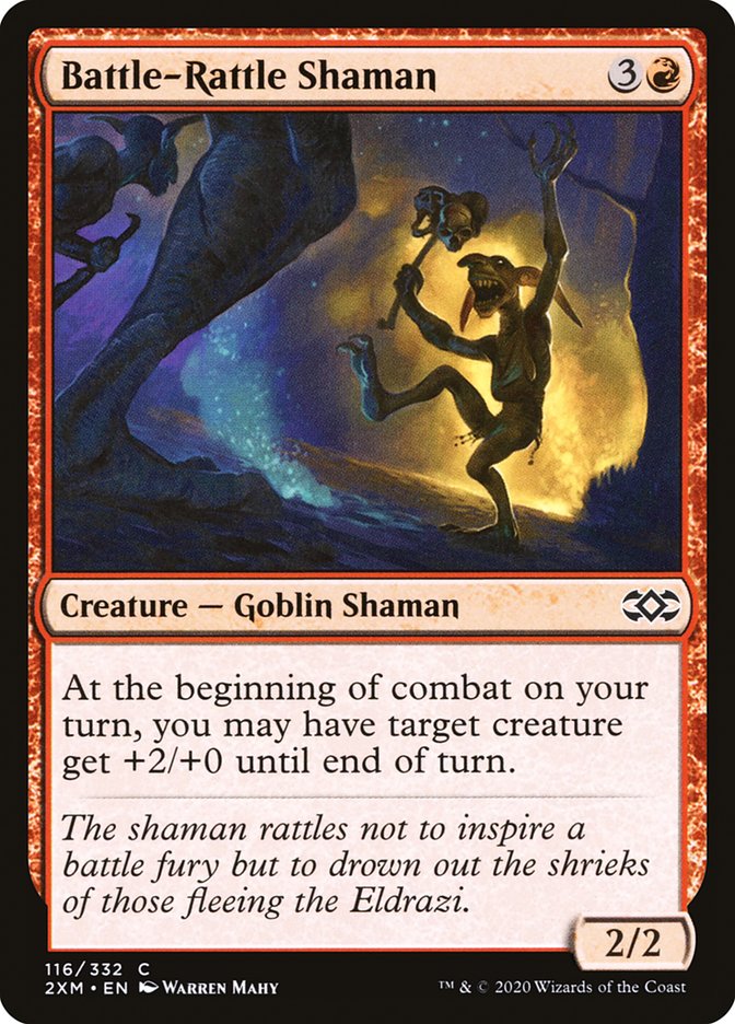 Battle-Rattle Shaman [Double Masters] Foil