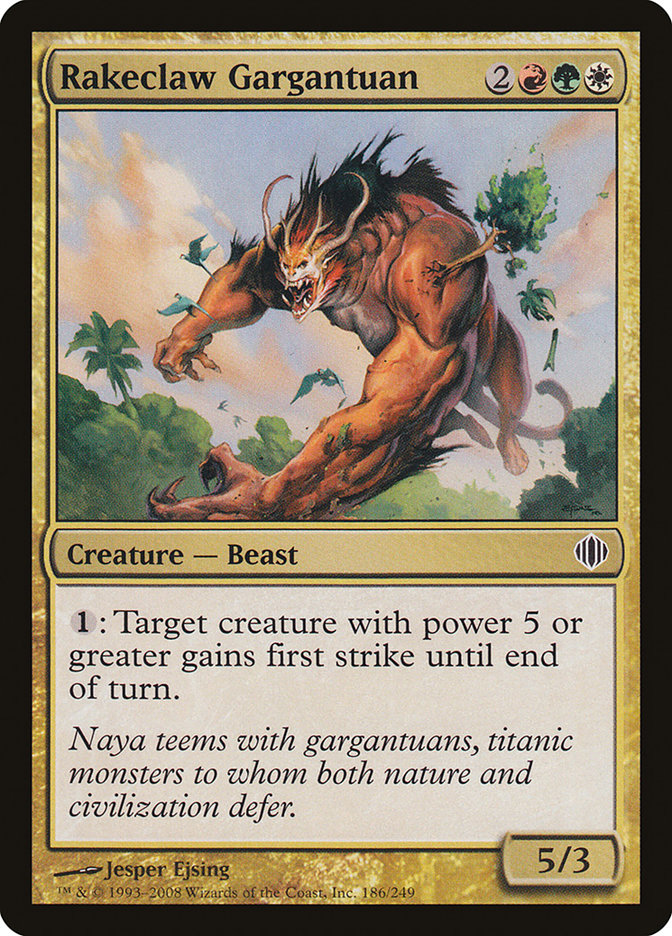 Rakeclaw Gargantuan [Shards of Alara] Foil