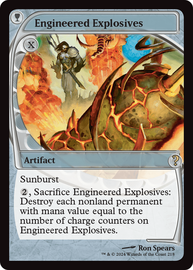 Engineered Explosives (Future Sight) [Mystery Booster 2] Foil