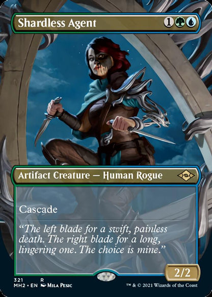 Shardless Agent (Borderless Alternate Art) [Modern Horizons 2] Foil