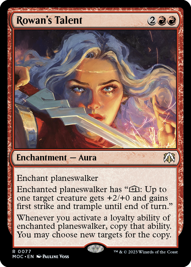 Rowan's Talent [March of the Machine Commander] Foil