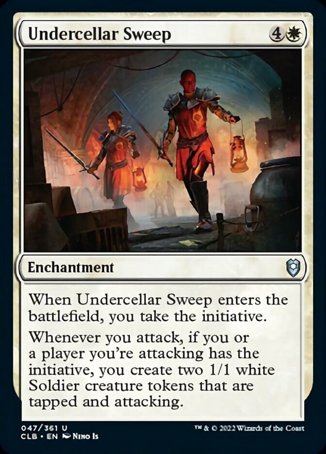 Undercellar Sweep [Commander Legends: Battle for Baldur's Gate] Foil