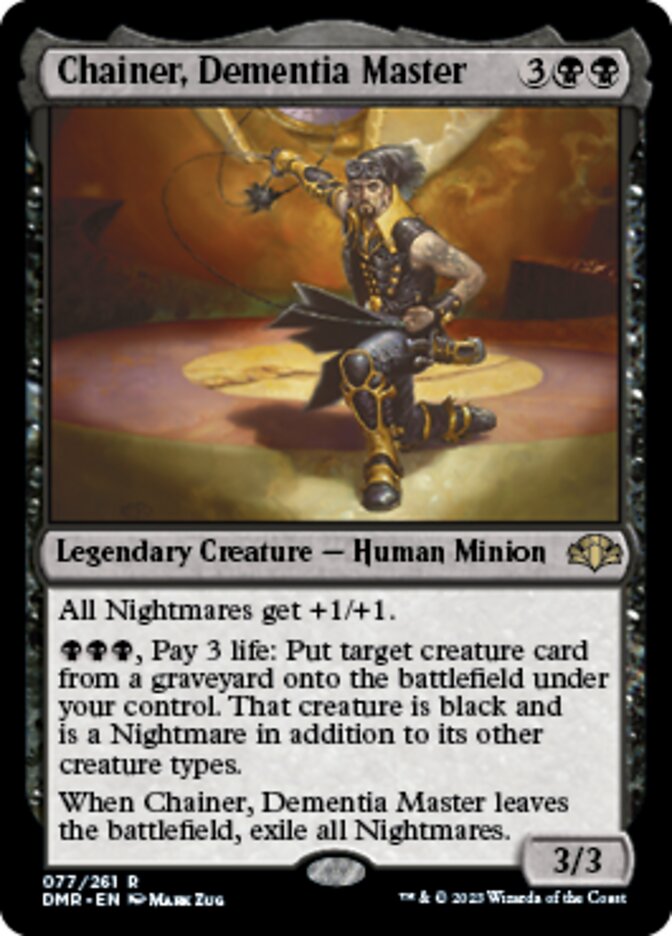 Chainer, Dementia Master [Dominaria Remastered] Foil