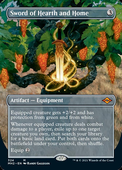 Sword of Hearth and Home (Borderless Alternate Art) [Modern Horizons 2] Foil