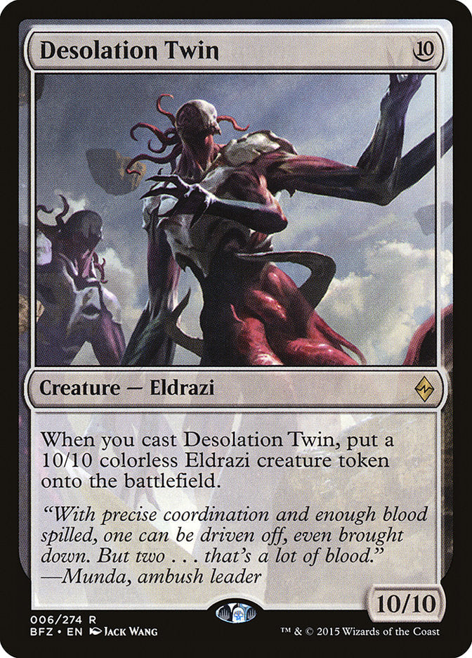Desolation Twin [Battle for Zendikar] Foil