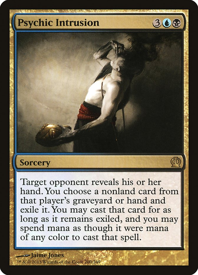 Psychic Intrusion [Theros] Foil