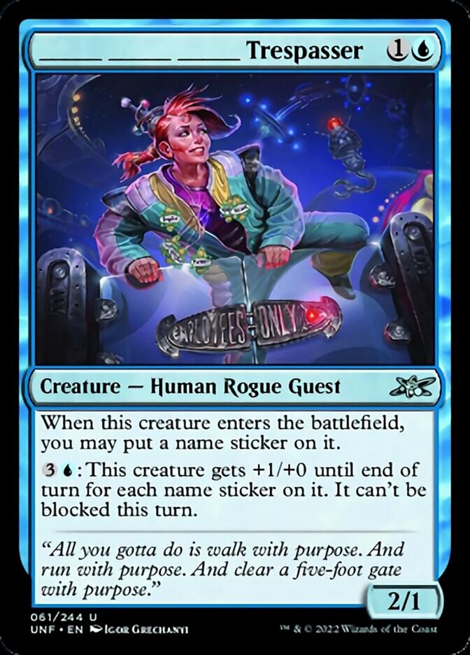 ______ ______ ______ Trespasser [Unfinity] Foil