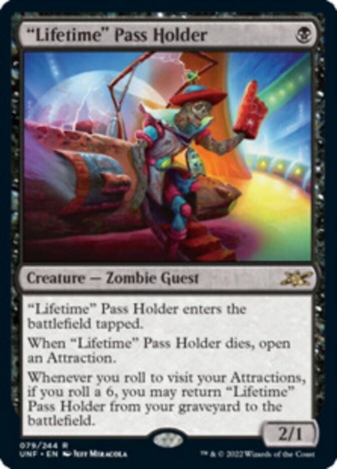 "Lifetime" Pass Holder [Unfinity] Foil