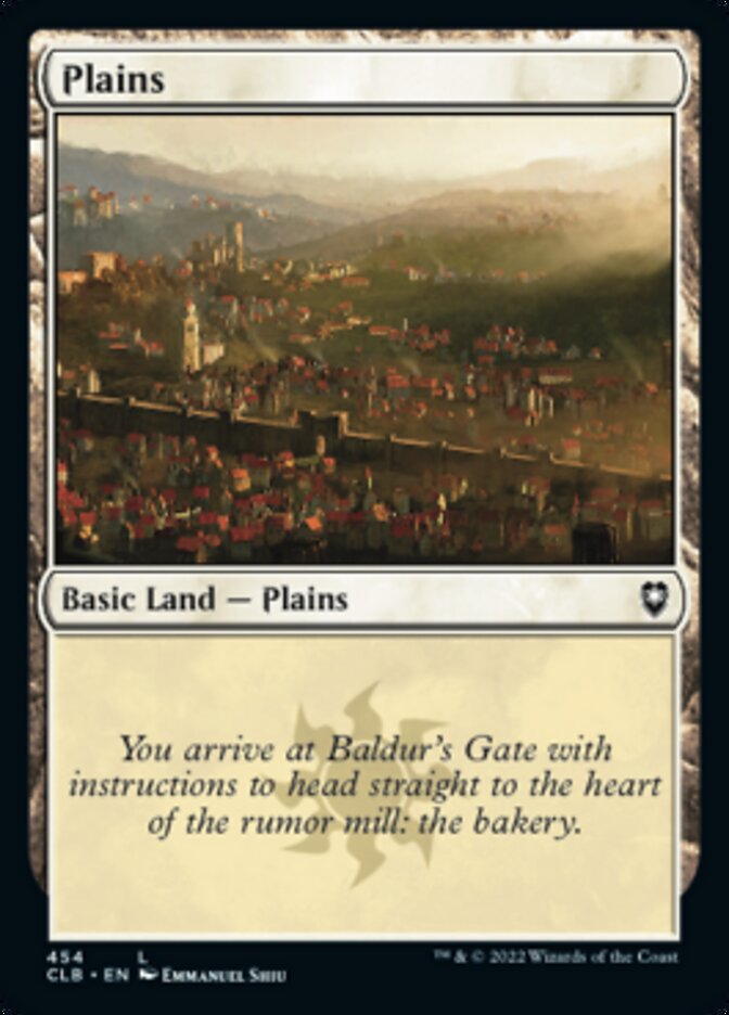 Plains (454) [Commander Legends: Battle for Baldur's Gate] Foil