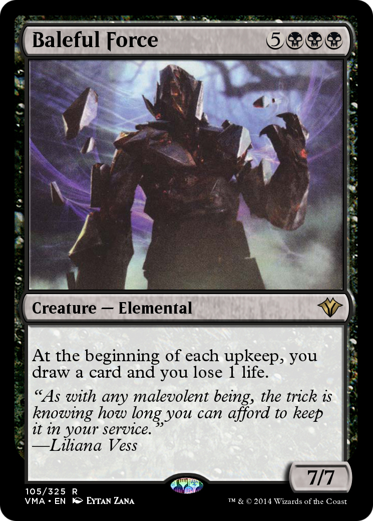 Baleful Force  [Vintage Masters] Foil