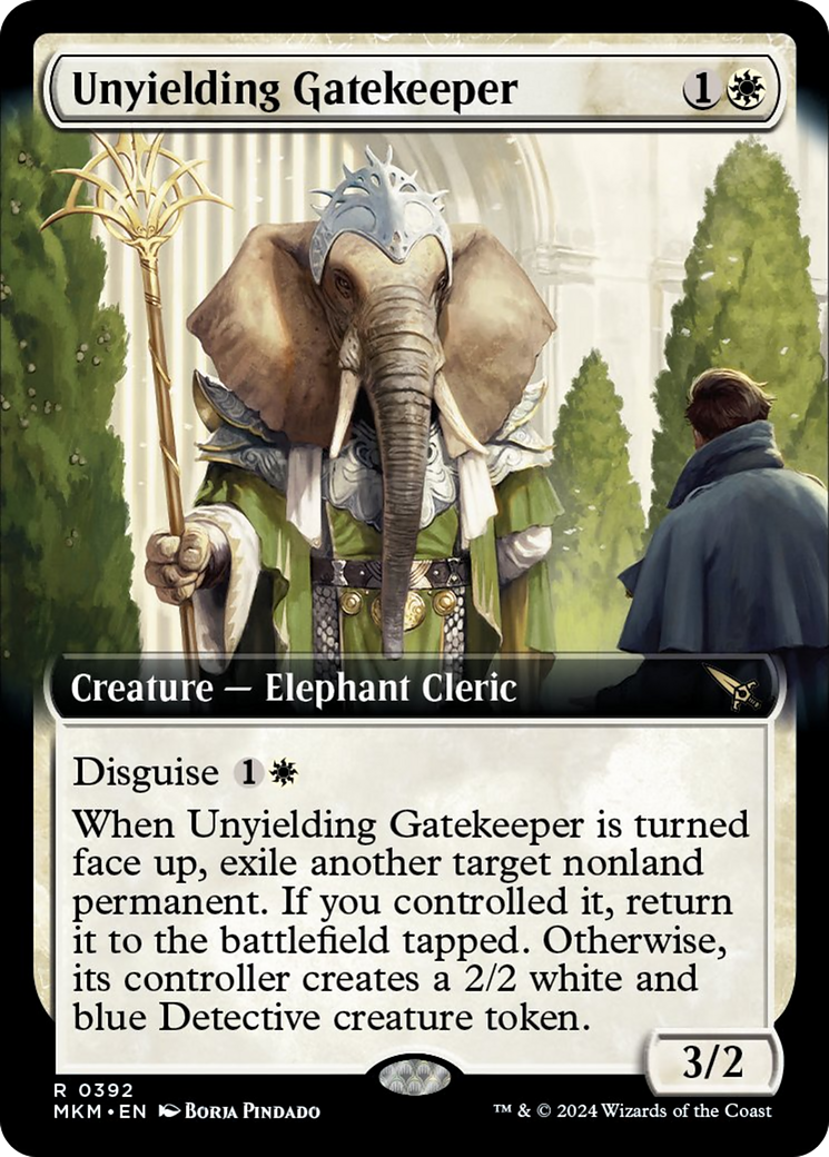 Unyielding Gatekeeper (Extended Art) [Murders at Karlov Manor] Foil