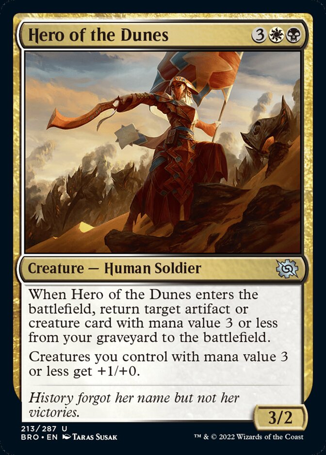 Hero of the Dunes [The Brothers' War] Foil