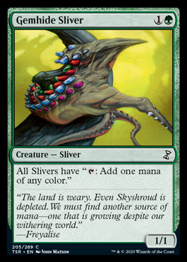 Gemhide Sliver [Time Spiral Remastered] Foil