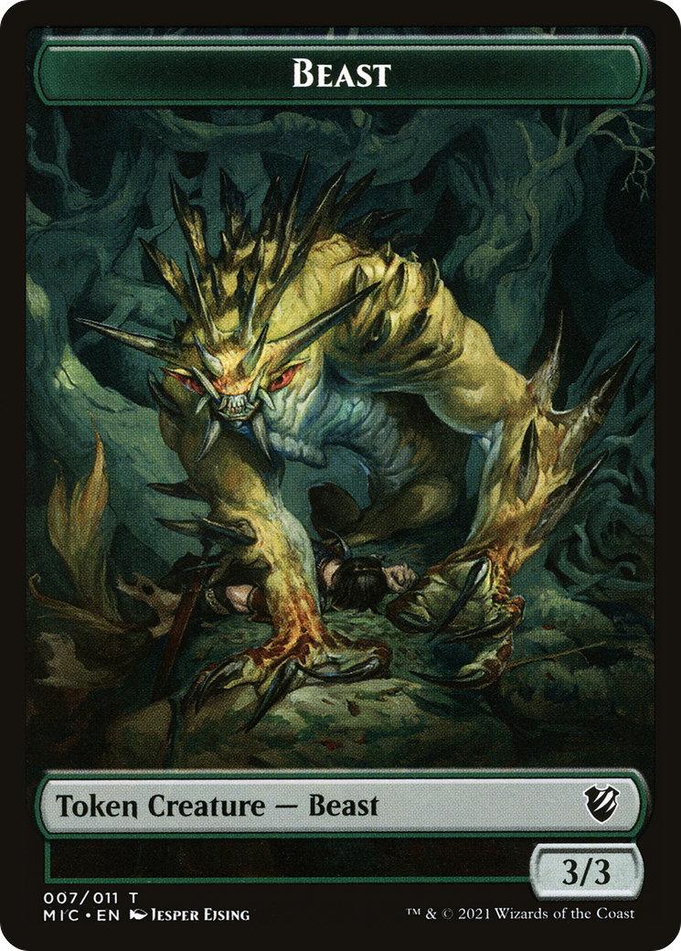 Beast  [Midnight Hunt Commander Tokens]