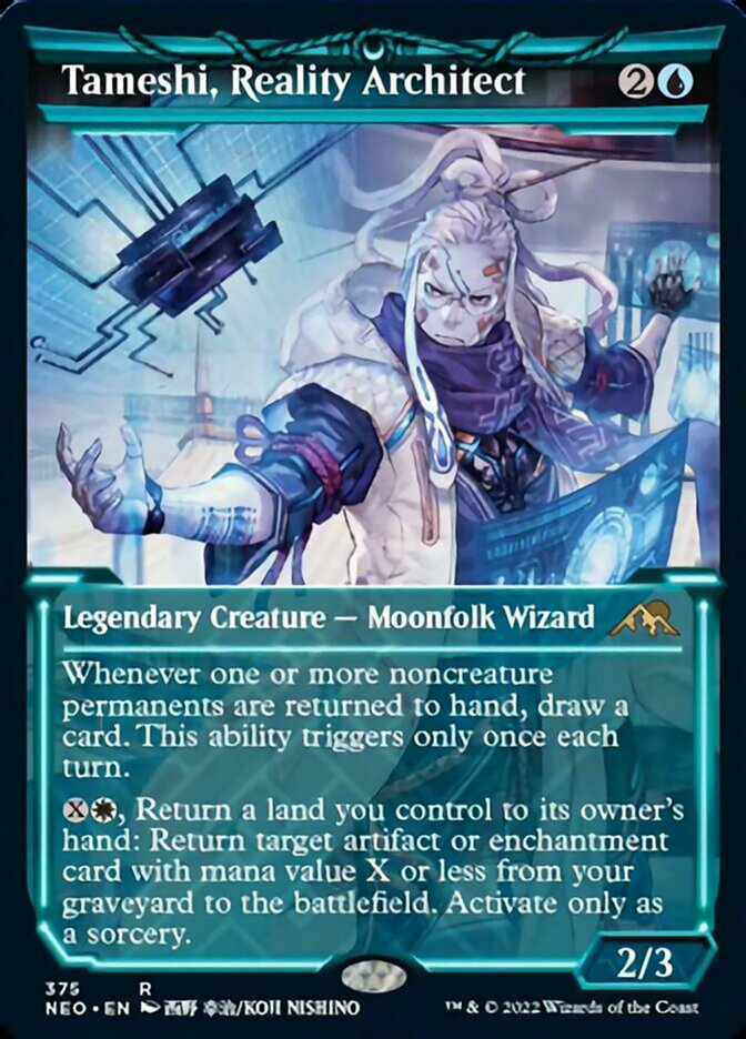 Tameshi, Reality Architect (Showcase Soft Glow) [Kamigawa: Neon Dynasty] Foil