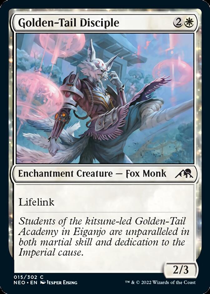 Golden-Tail Disciple [Kamigawa: Neon Dynasty] Foil