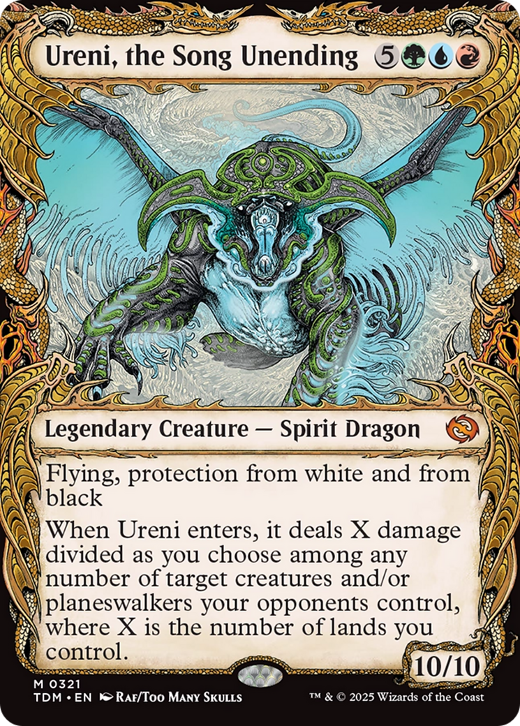 Ureni, the Song Unending (Showcase) [Tarkir: Dragonstorm] Foil