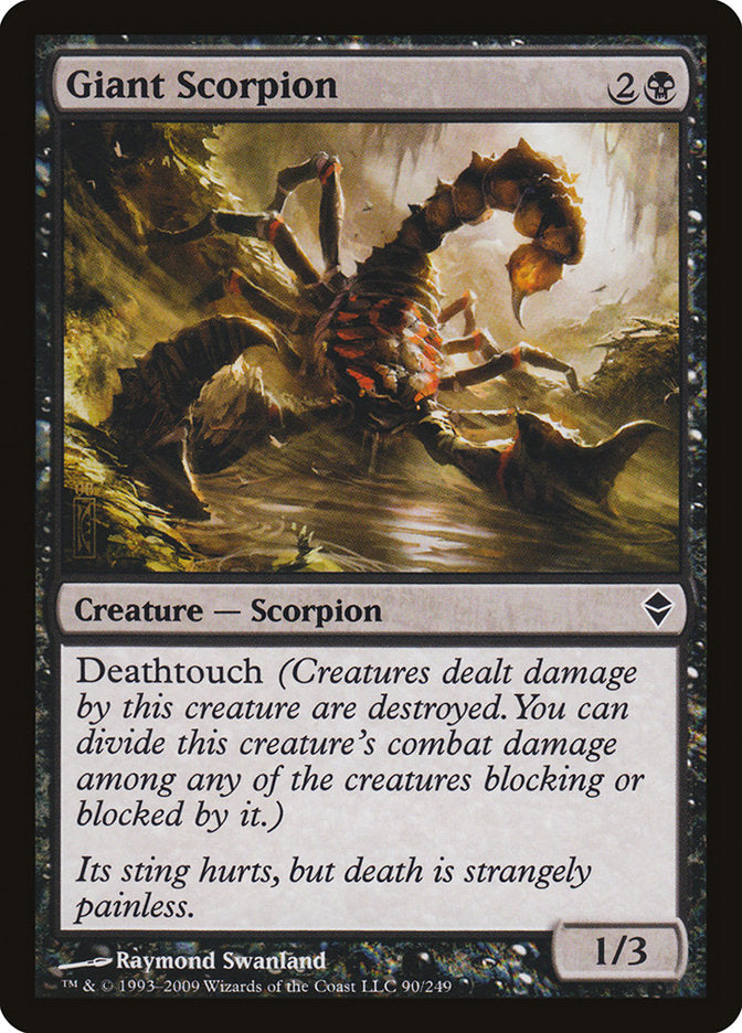 Giant Scorpion [Zendikar] Foil