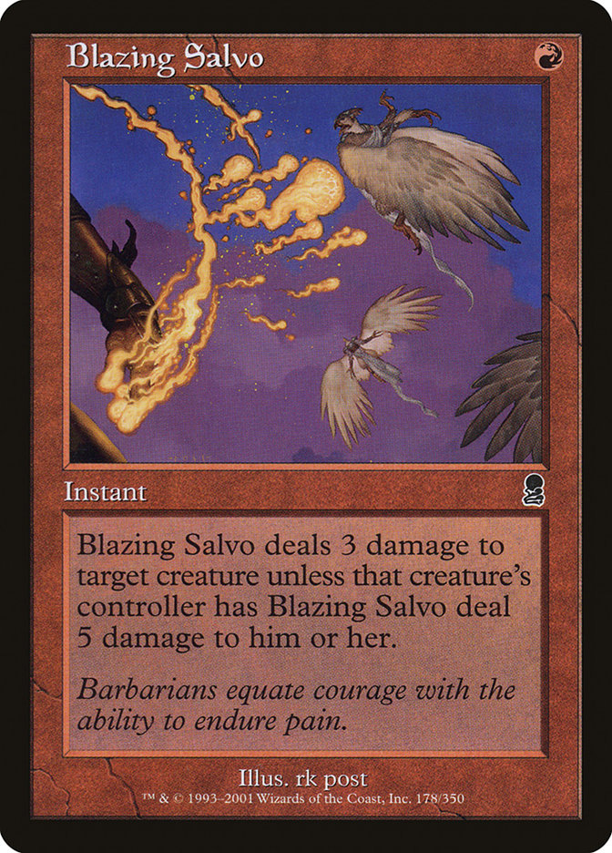 Blazing Salvo [Odyssey] Foil