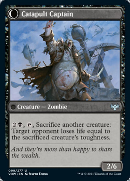 Catapult Fodder // Catapult Captain [Innistrad: Crimson Vow] Foil