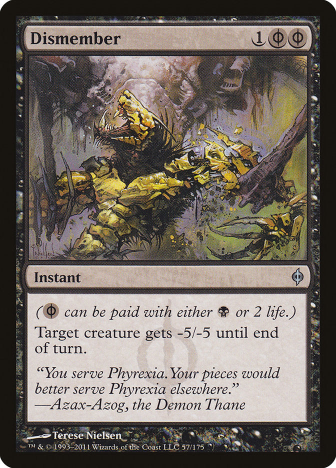 Dismember [New Phyrexia] Foil