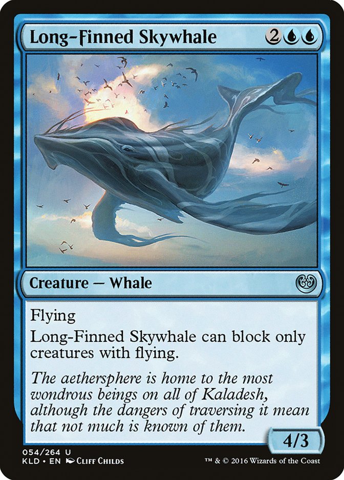 Long-Finned Skywhale [Kaladesh] Foil