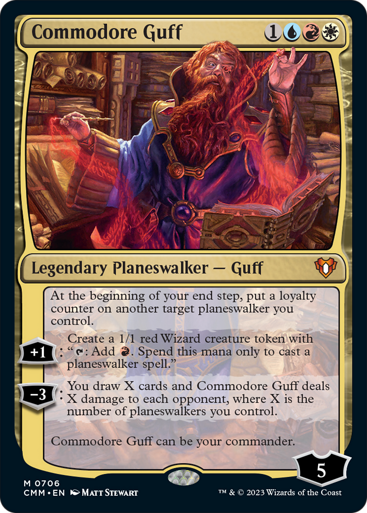 Commodore Guff [Commander Masters] Foil