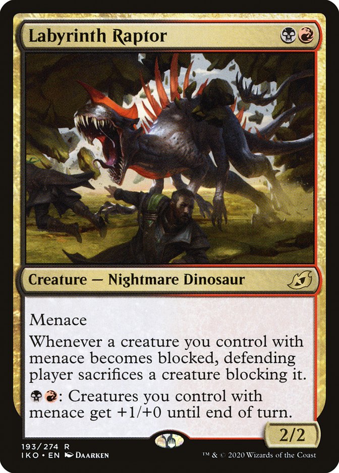 Labyrinth Raptor [Ikoria: Lair of Behemoths] Foil