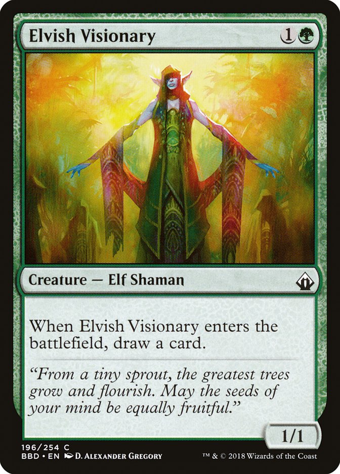Elvish Visionary [Battlebond] Foil