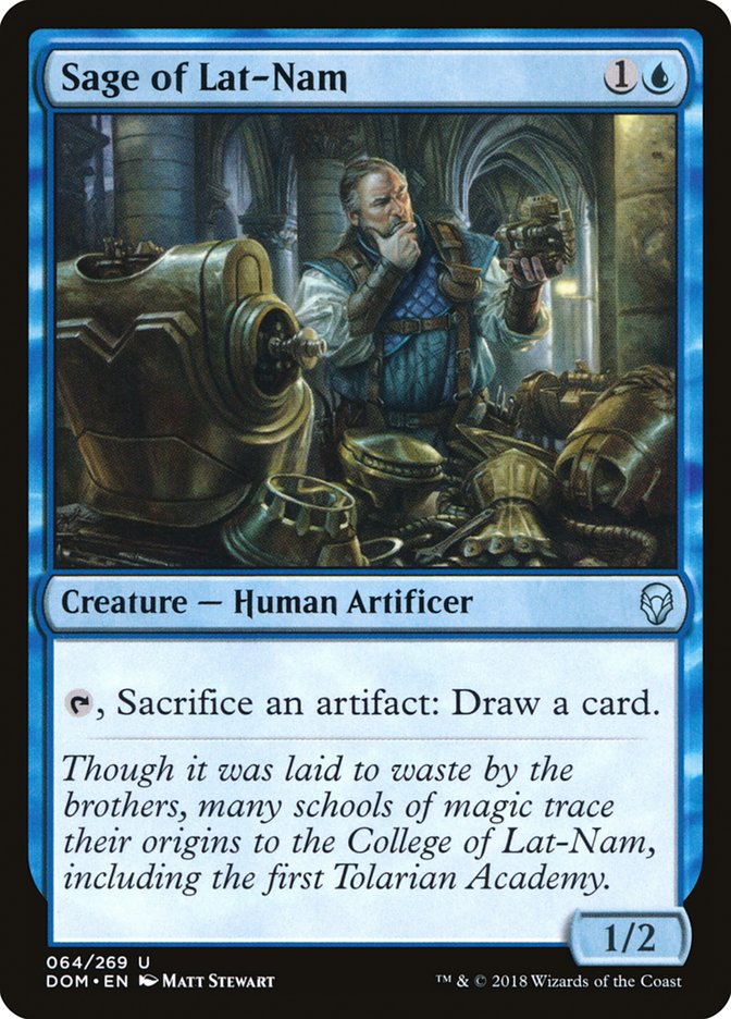 Sage of Lat-Nam [Dominaria] Foil