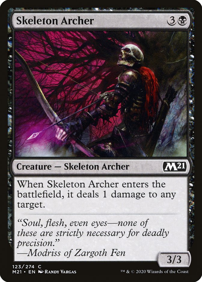 Skeleton Archer [Core Set 2021] Foil
