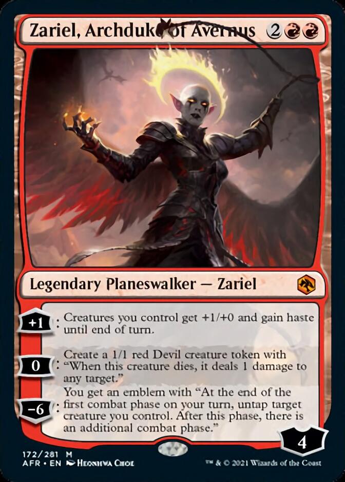 Zariel, Archduke of Avernus [Dungeons & Dragons: Adventures in the Forgotten Realms] Foil
