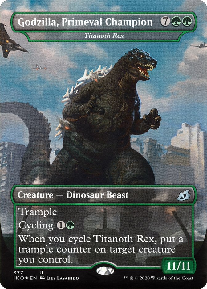 Titanoth Rex - Godzilla, Primeval Champion (Godzilla Series) [Ikoria: Lair of Behemoths] Foil