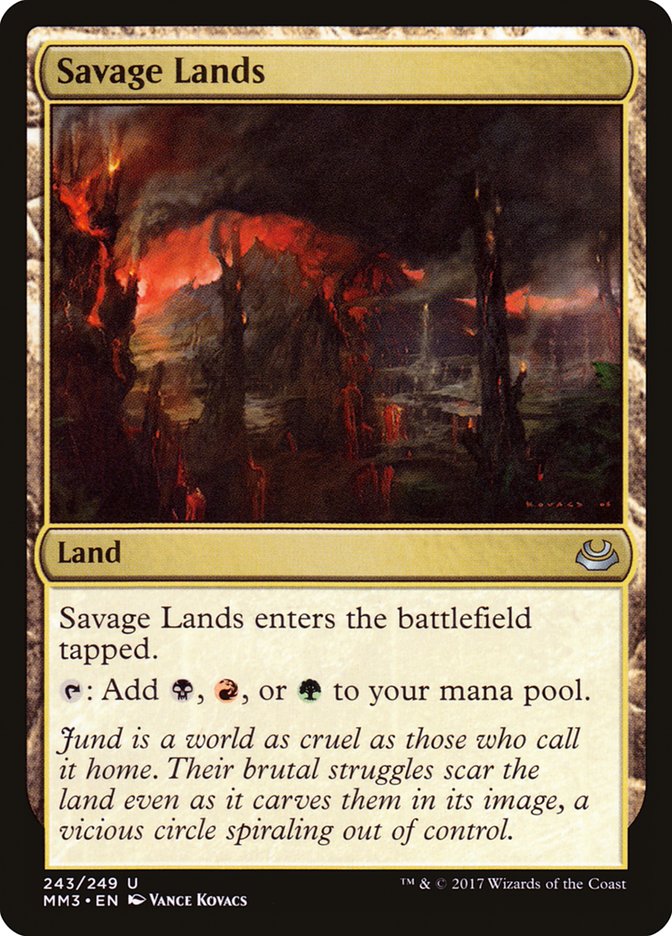 Savage Lands [Modern Masters 2017] Foil