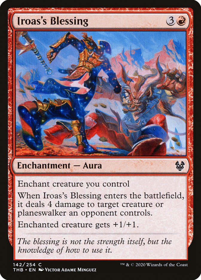 Iroas's Blessing [Theros Beyond Death] Foil