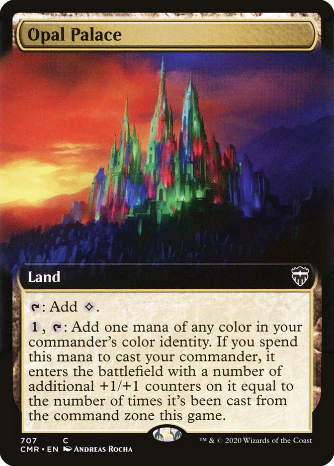 Opal Palace (Extended Art) [Commander Legends] Foil