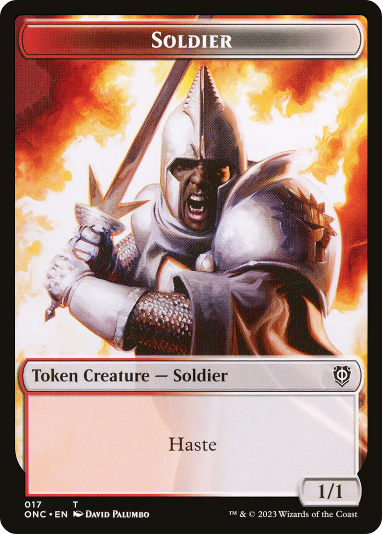 Soldier  [Phyrexia: All Will Be One Commander Tokens]