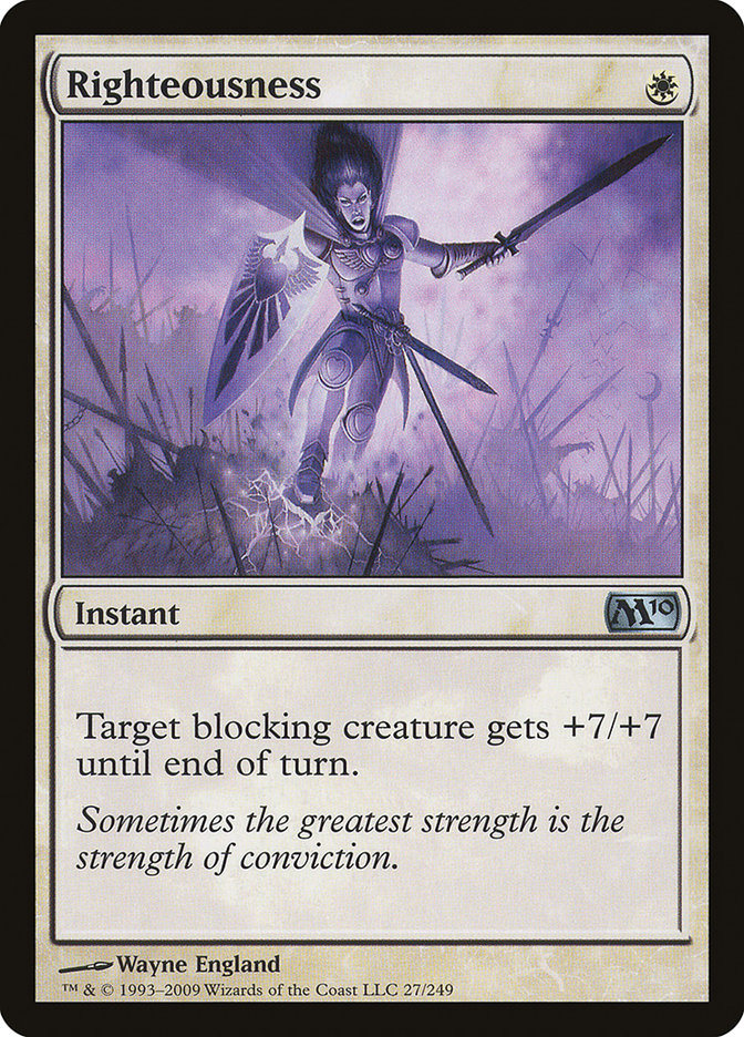 Righteousness [Magic 2010] Foil