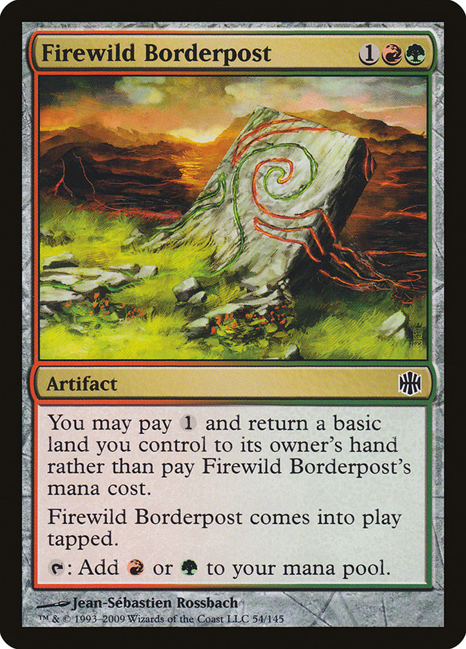 Firewild Borderpost [Alara Reborn] Foil