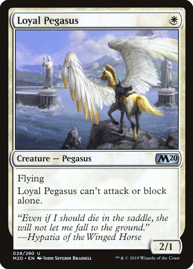 Loyal Pegasus [Core Set 2020] Foil