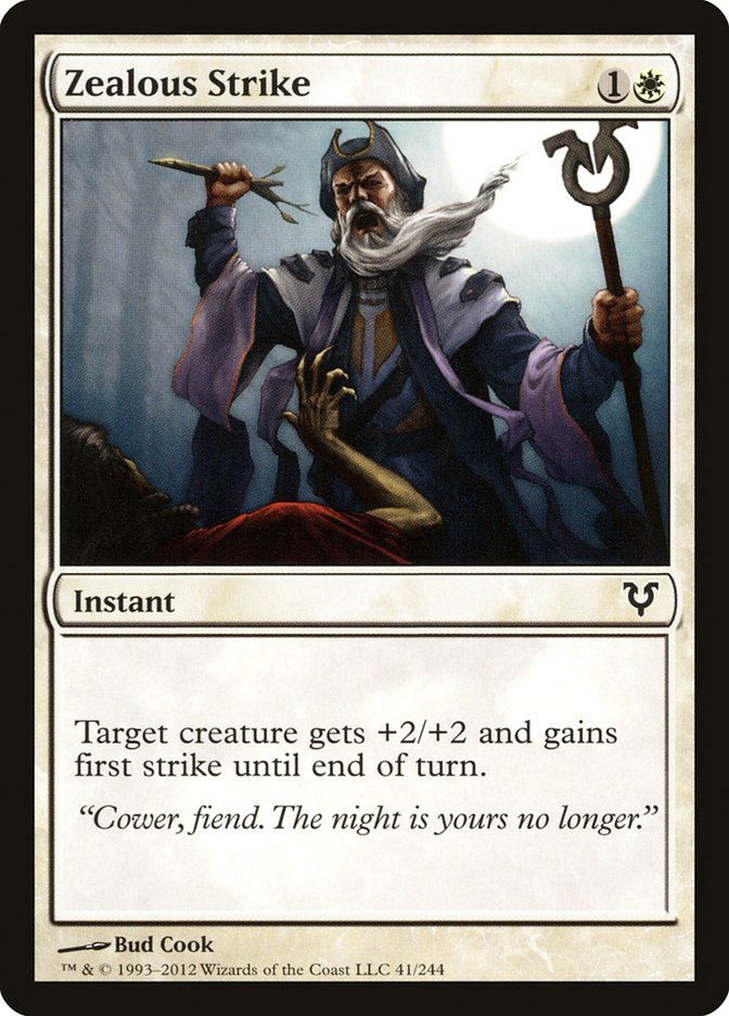 Zealous Strike [Avacyn Restored] Foil