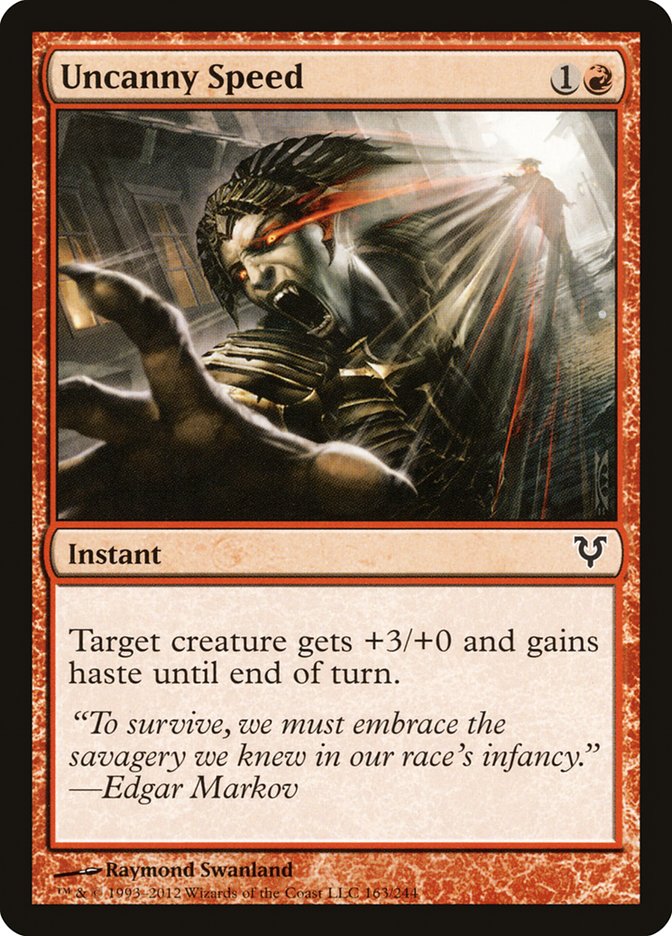 Uncanny Speed [Avacyn Restored] Foil