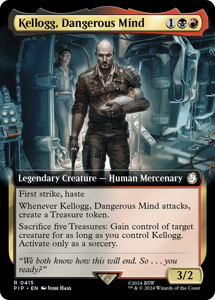 Kellogg, Dangerous Mind (Extended Art) [Fallout] Foil