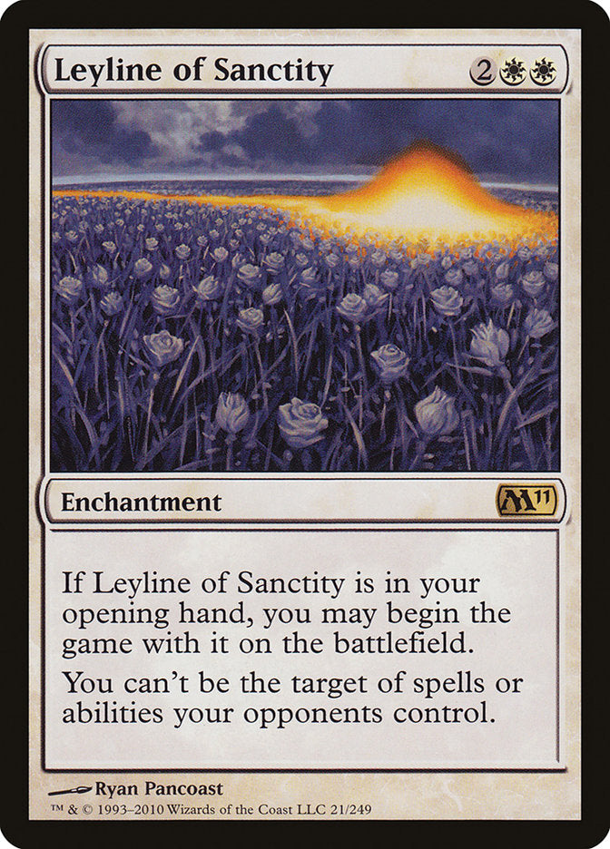 Leyline of Sanctity [Magic 2011] Foil