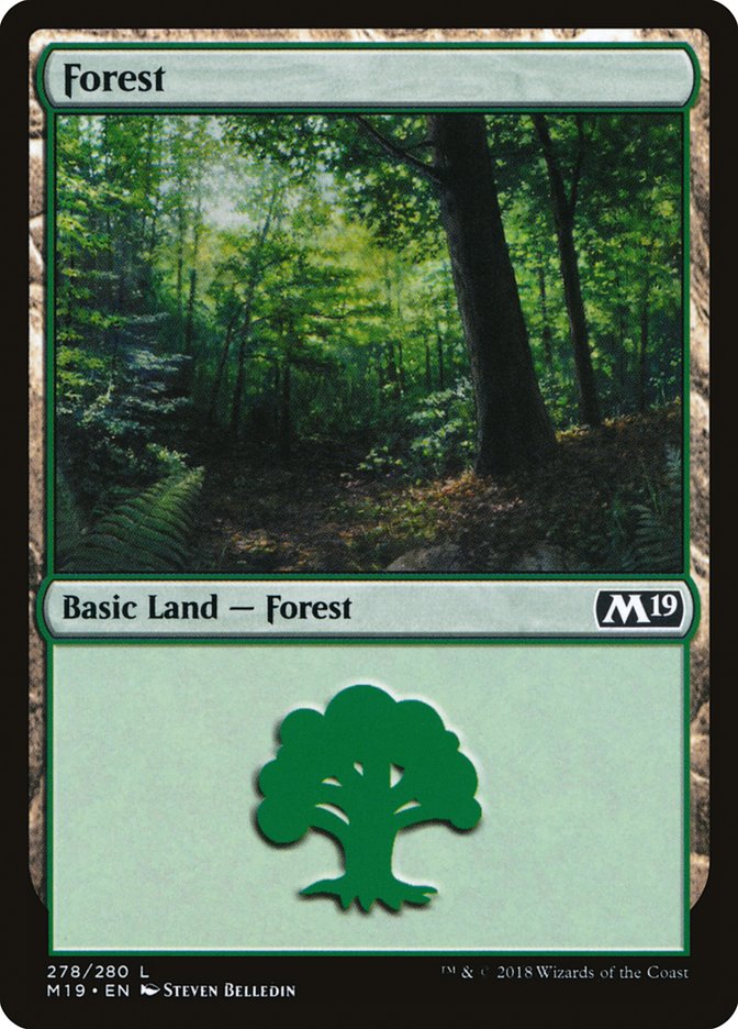 Forest (278) [Core Set 2019] Foil