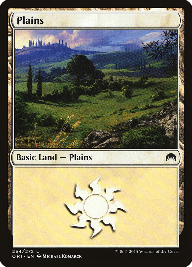 Plains (254) [Magic Origins] Foil